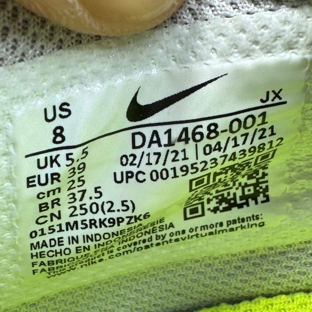 Nike Crater Impact Light Bone Stone Grey Blue DA1468-001 Womens 8 - Picture 8 of 9